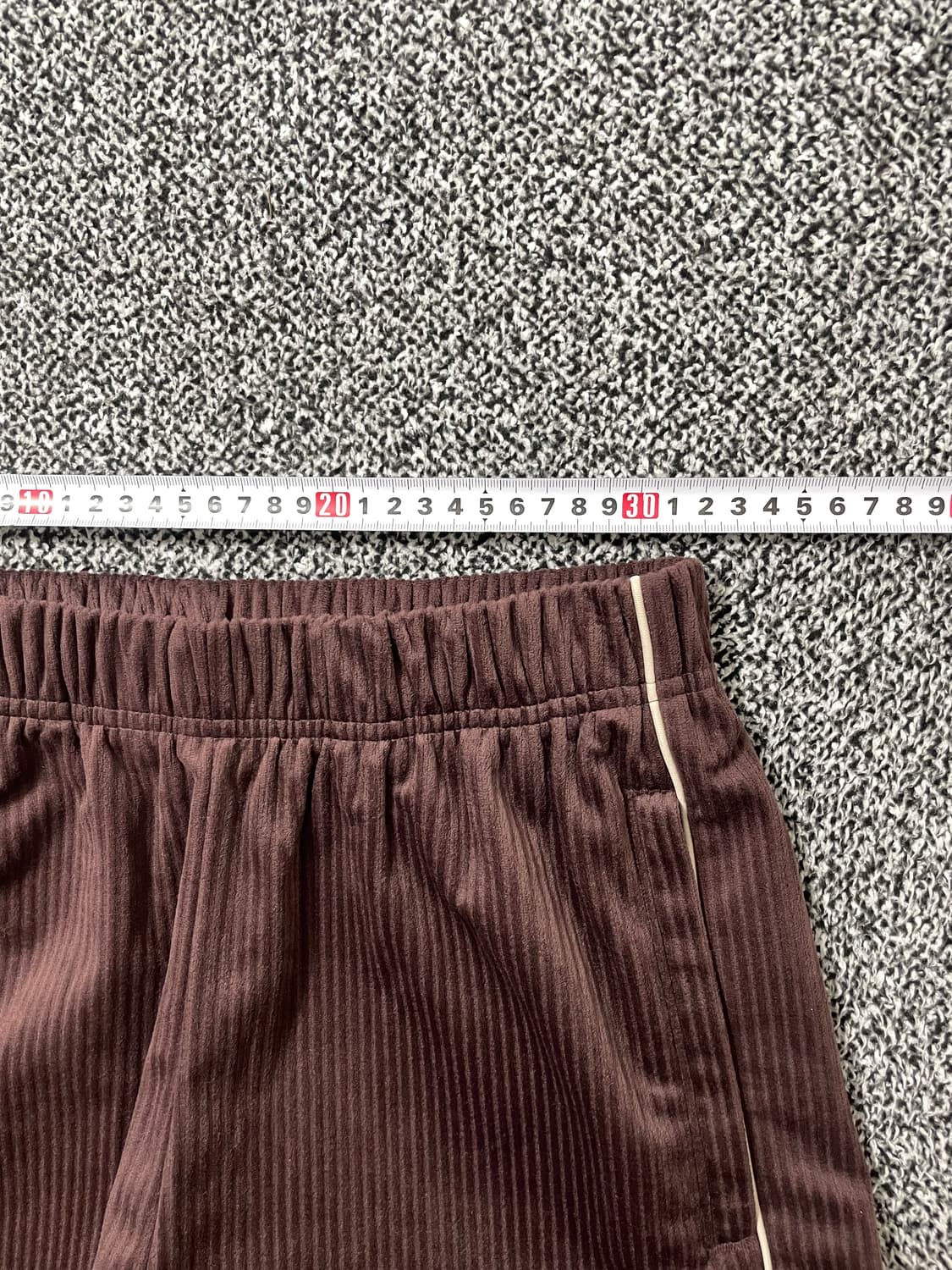 빈티지9. 아디다스 시즈널 코듀로이 팬츠 스웻팬츠 트레이닝 바지 브라운 상품이미지5