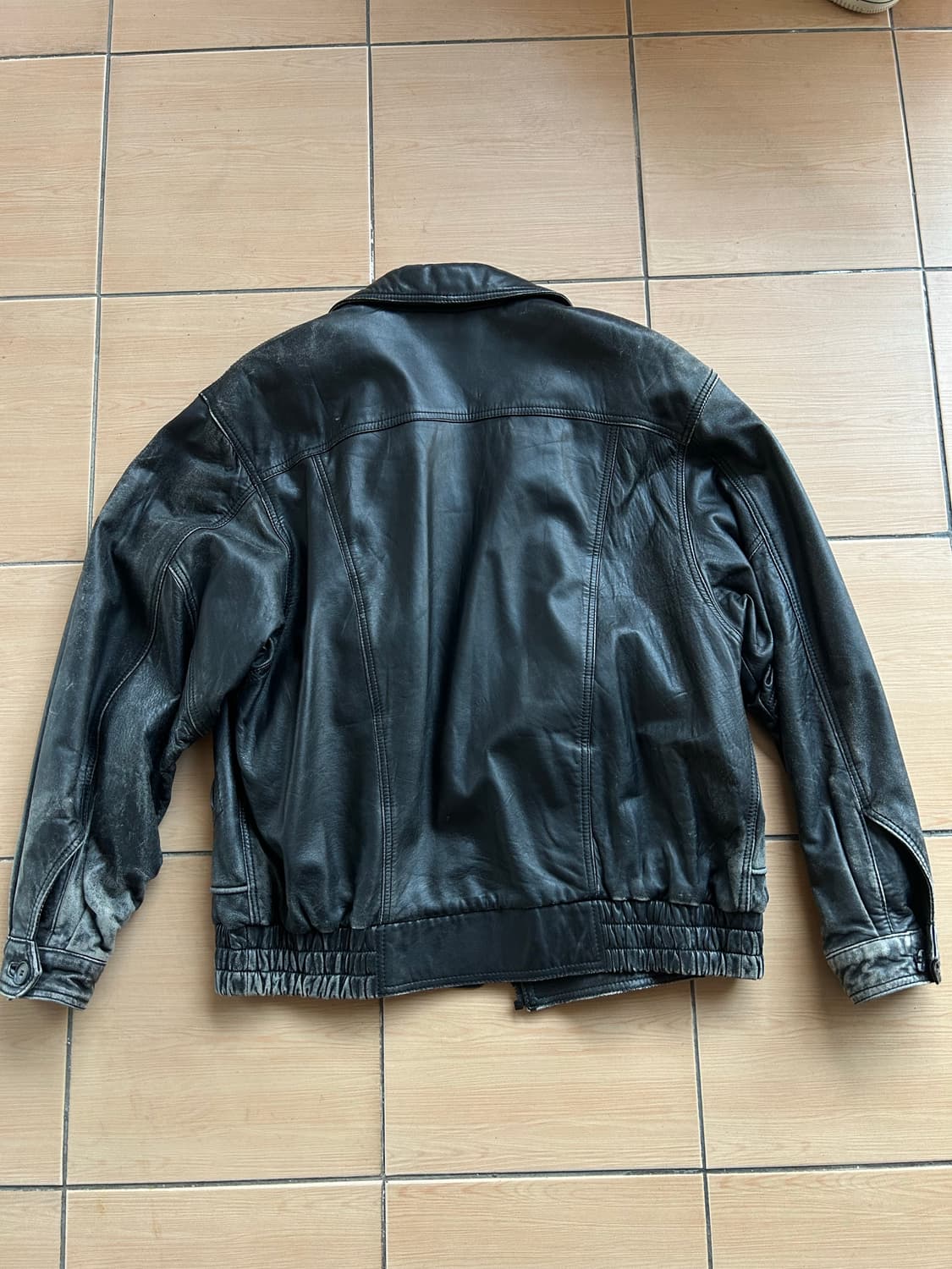 90,00’s 발리 양가죽 봄버자켓 상품이미지8