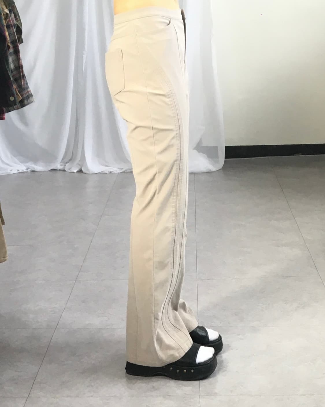 Line detail cotton pants 상품이미지7