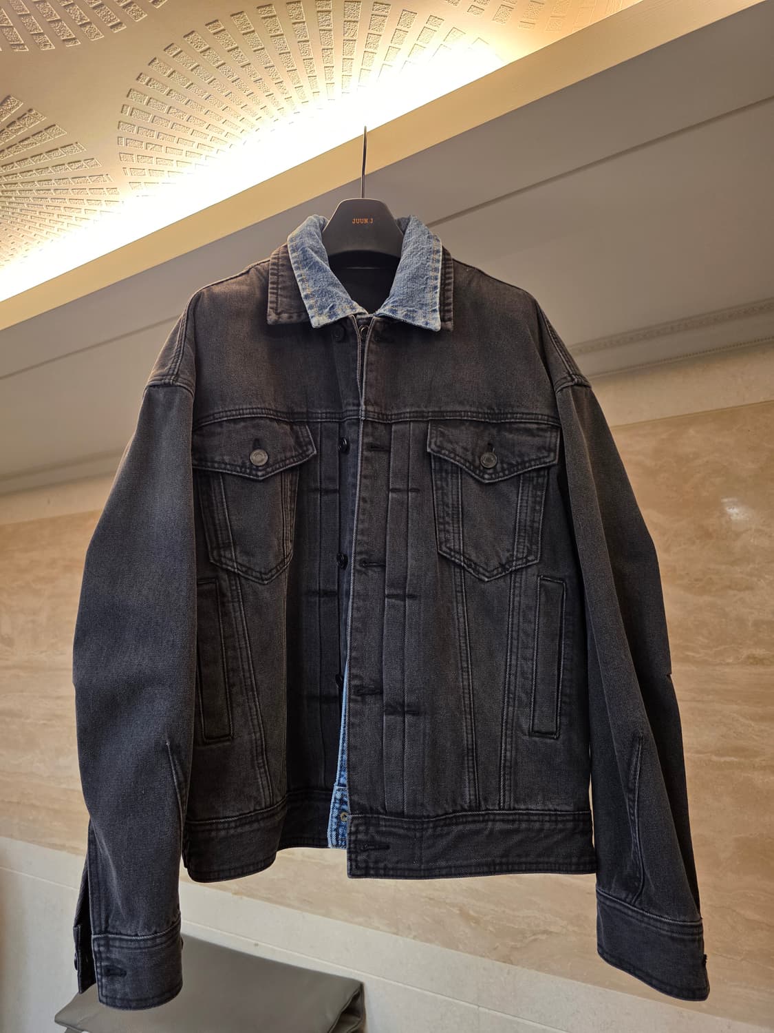 [46]준지 이중데님 트러커 상품이미지1