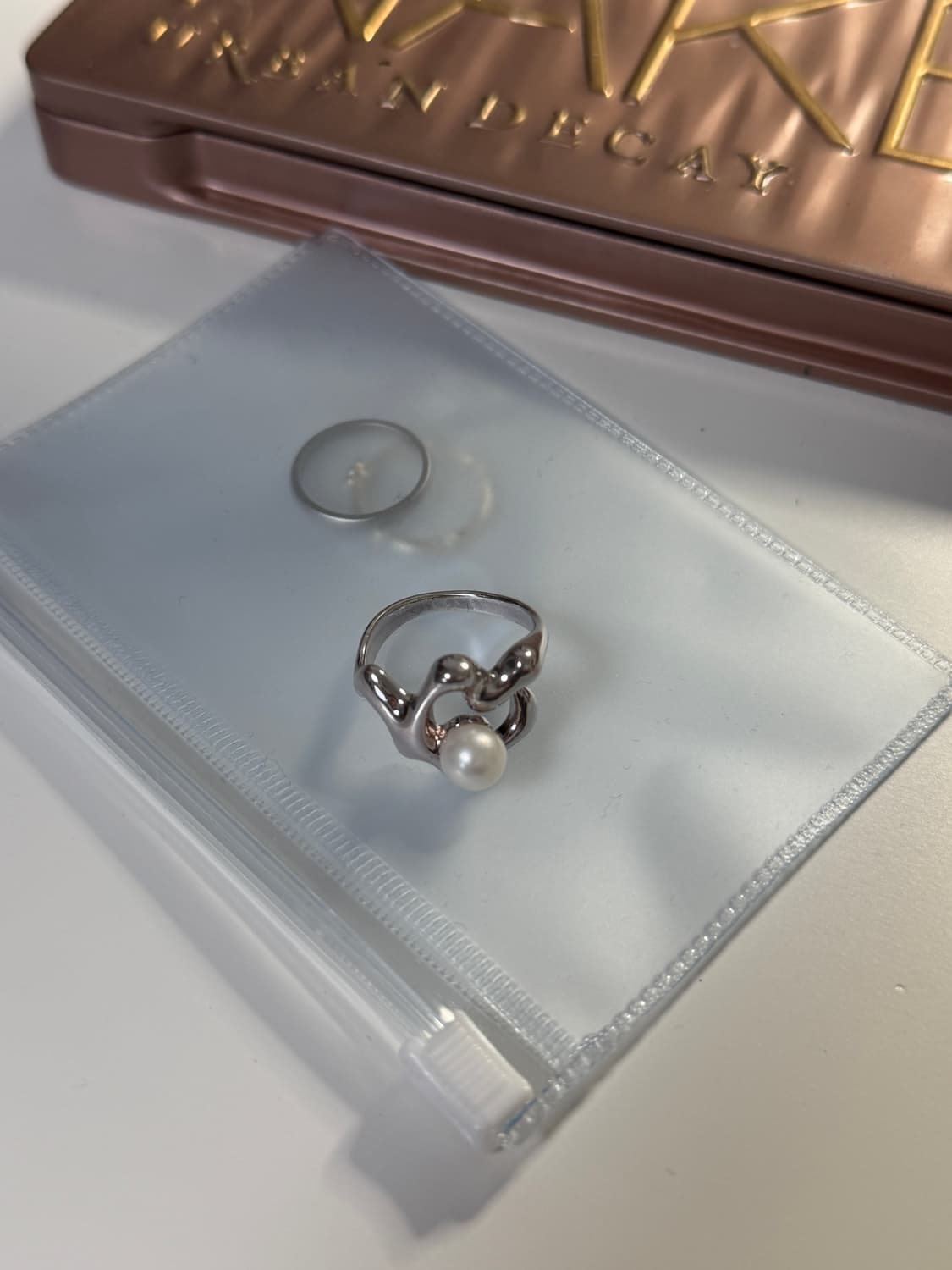 앤아더스토리즈 반지 프레시워터 펄 링 담수 진주 실버링 상품이미지4