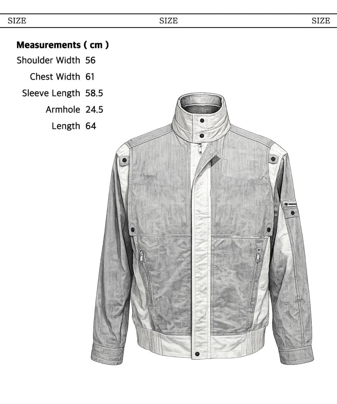 Bugatti (부가티) 투톤 테크니컬 블루종 자켓 상품이미지2