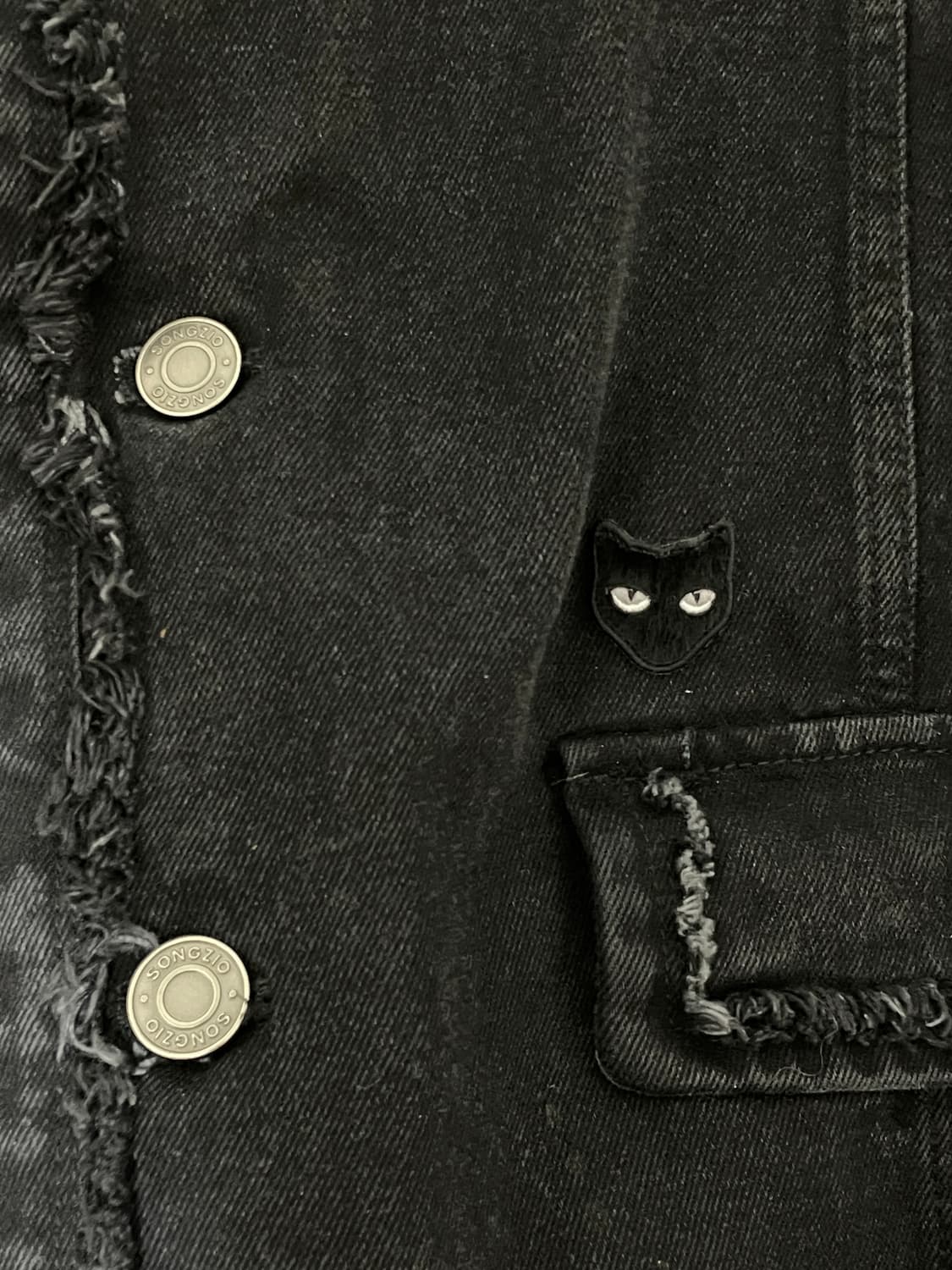 송지오옴므 25SS 지제로 라운드 넥 데님 점퍼 상품이미지2