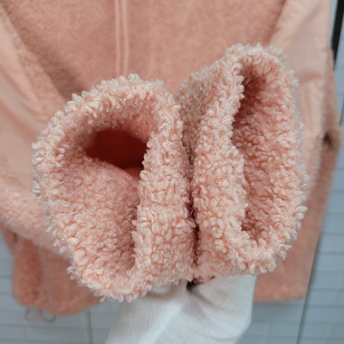 아디다스 플리스 방풍 하이넥 뽀글이 후리스 스웨터 거의새옷 M사이즈 상품이미지7