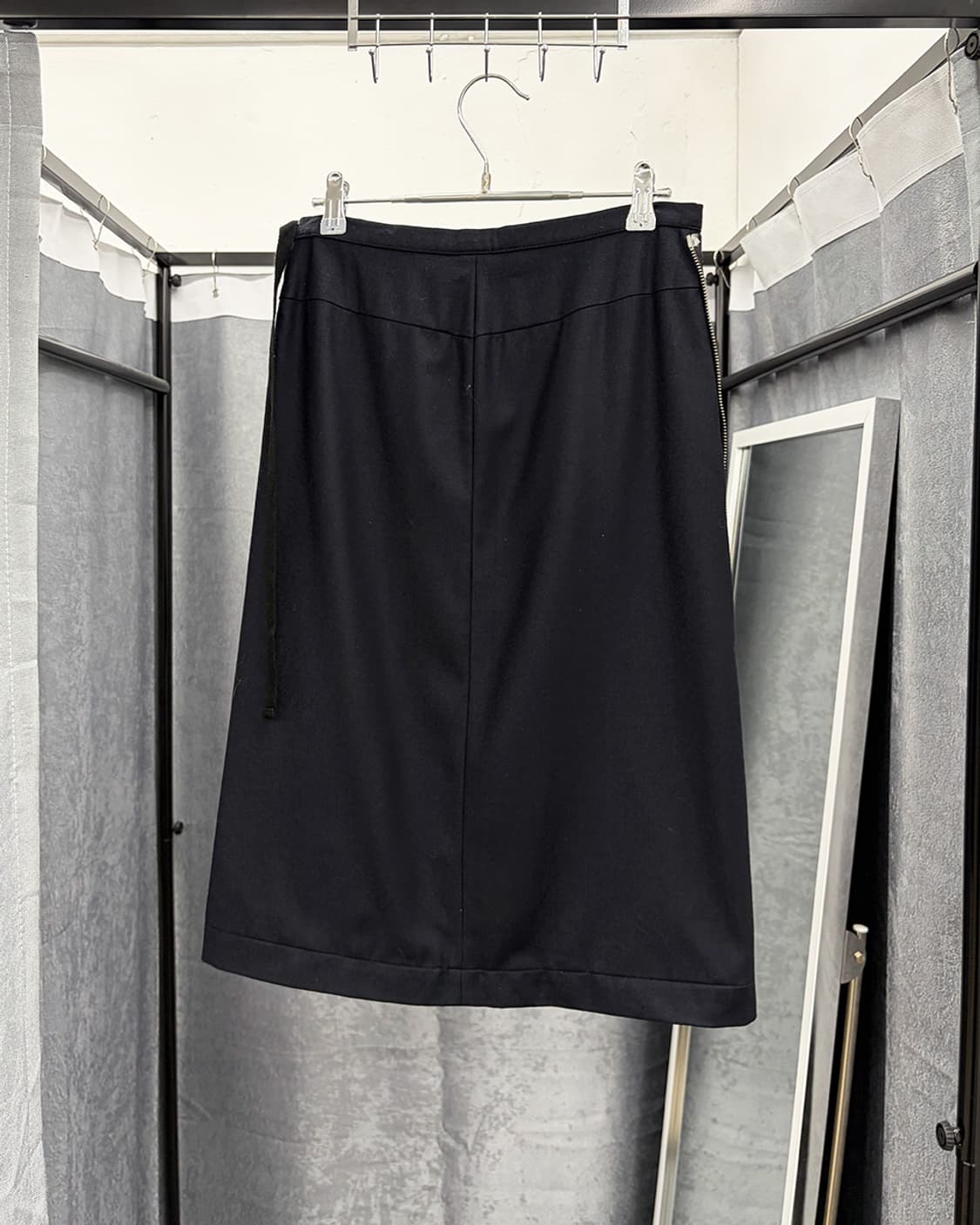 코스타스 무르쿠디스 사이드 지퍼 울 스커트 상품이미지2