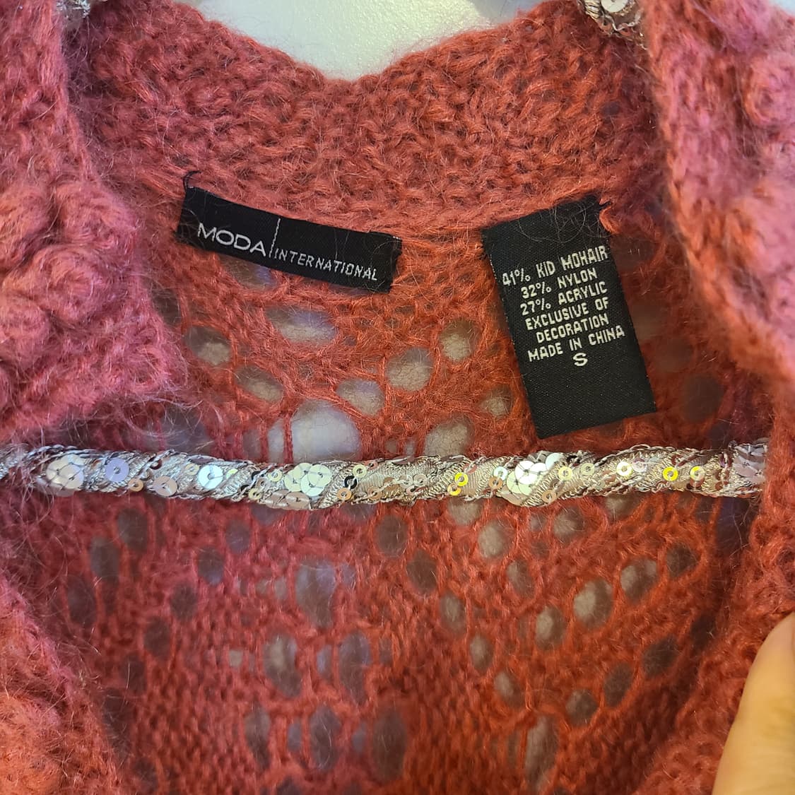 모헤어 가디건 size S 상품이미지7