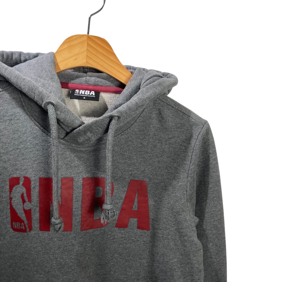 NBA 빅로고 그레이 후드 상품이미지3