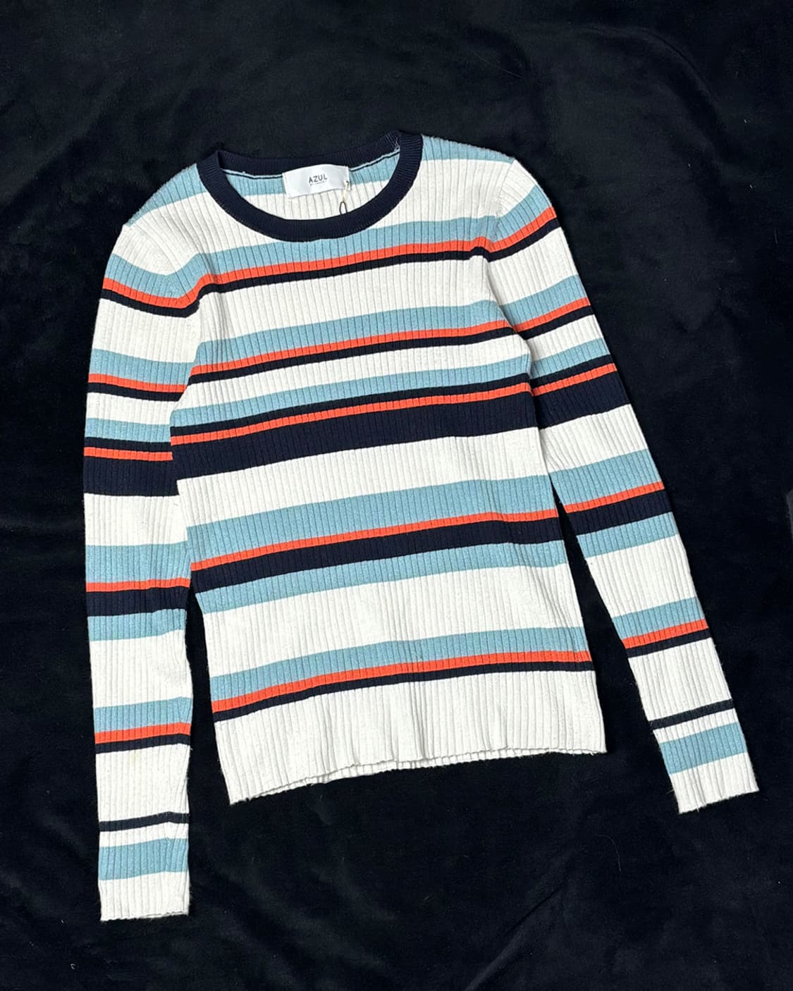일본빈티지 AZUL 니트 티셔츠 상품이미지1