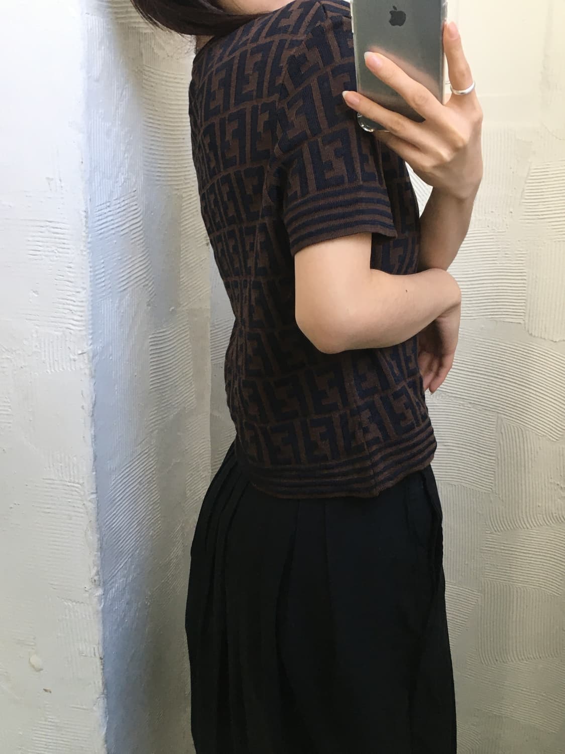 Fendi 펜디 90‘s 주카 반팔 니트 상품이미지2