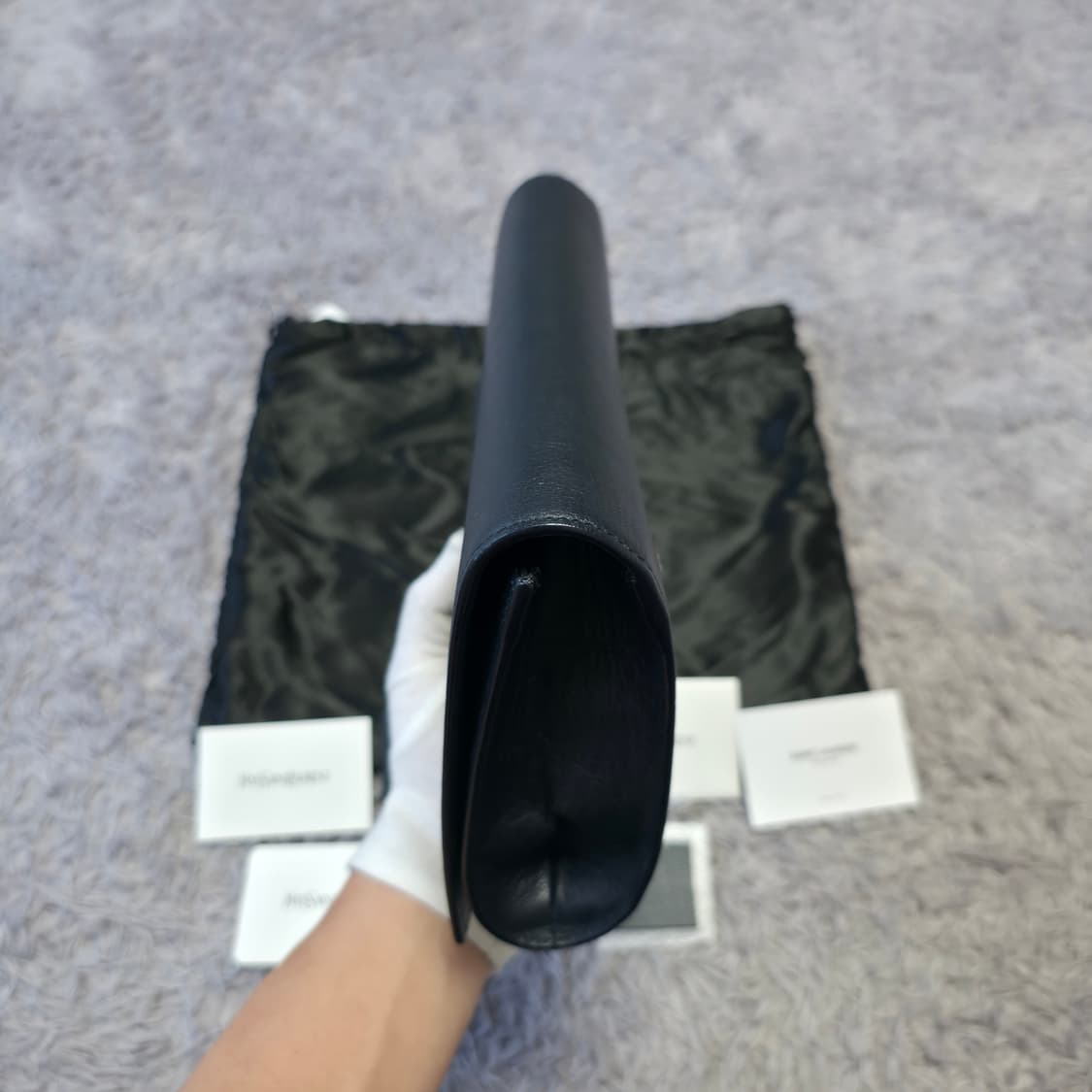 {클로젯}[풀구성]생로랑 벨드쥬르 클러치백 상품이미지9