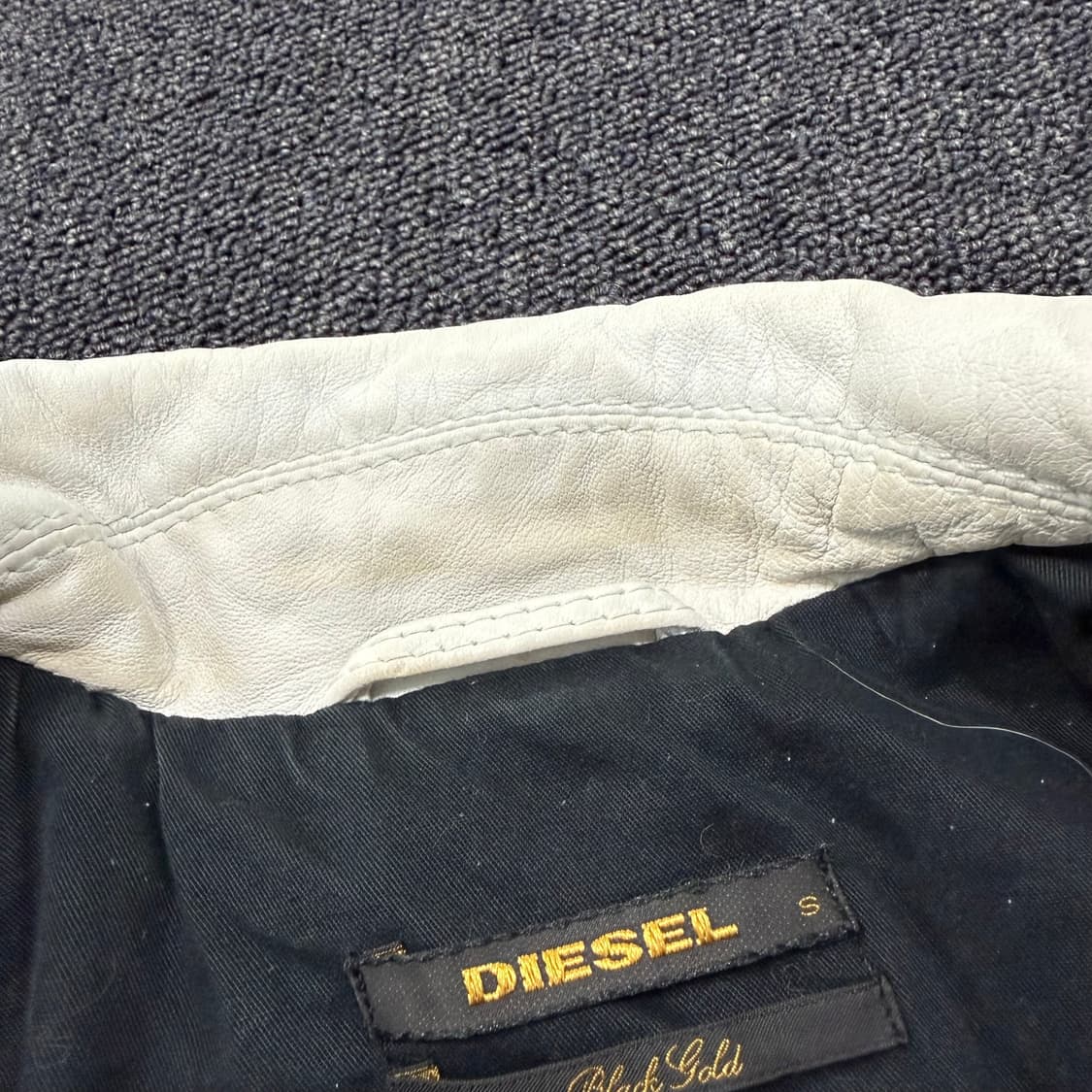 디젤 양가죽 바이커 라이더 자켓 상품이미지10