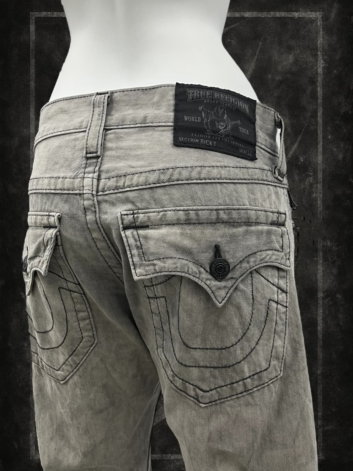 'TRUE REILIGION‘ grey denim pants 상품이미지1