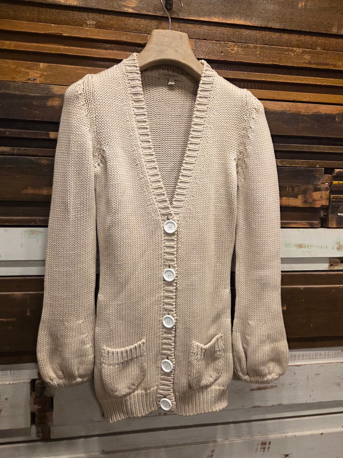 버버리 여성 가디건 상품이미지4