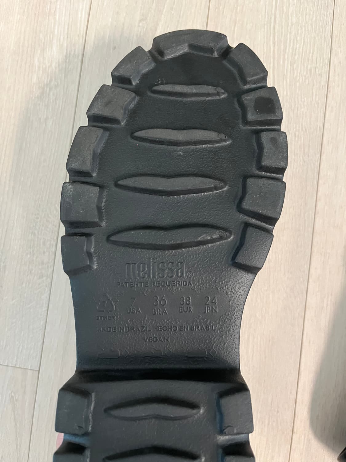 꼼데가르송x멜리사 로퍼 블랙 상품이미지3