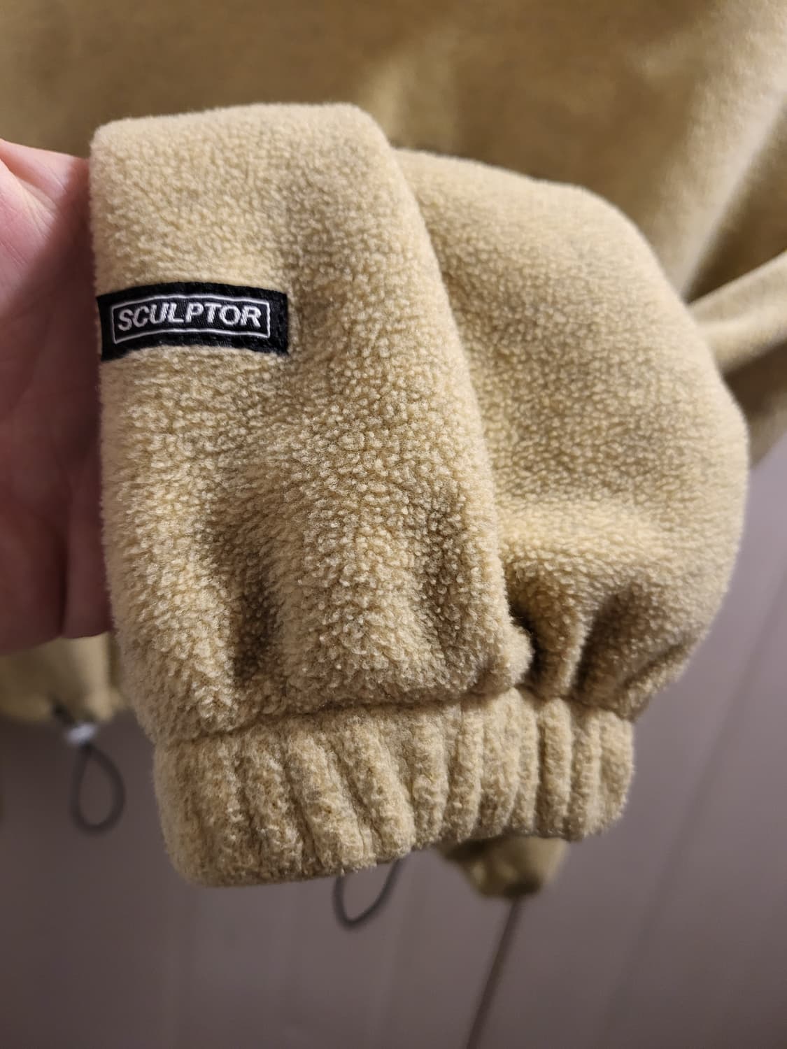 SCULPTOR 스컬프터 크롭 기모 후드티 상품이미지3