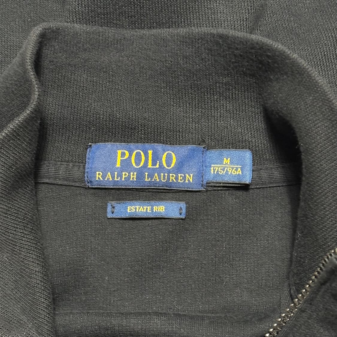 Polo Ralph Lauren 블랙 코튼 집업 상품이미지3