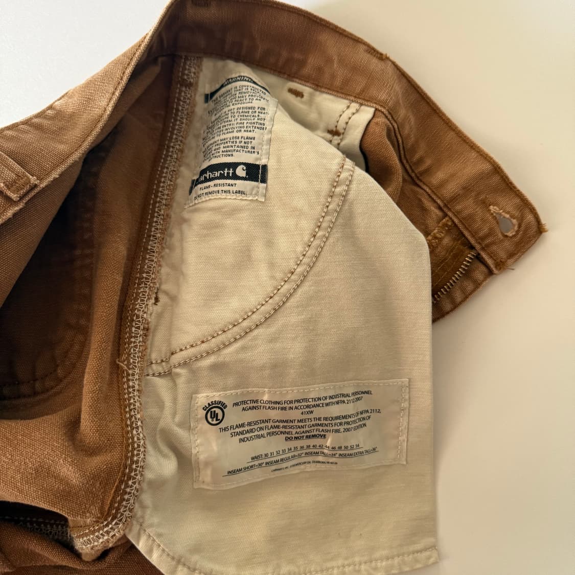 (42) Carhartt 칼하트 캔버스 카펜터 반바지 쇼츠 -8 상품이미지7