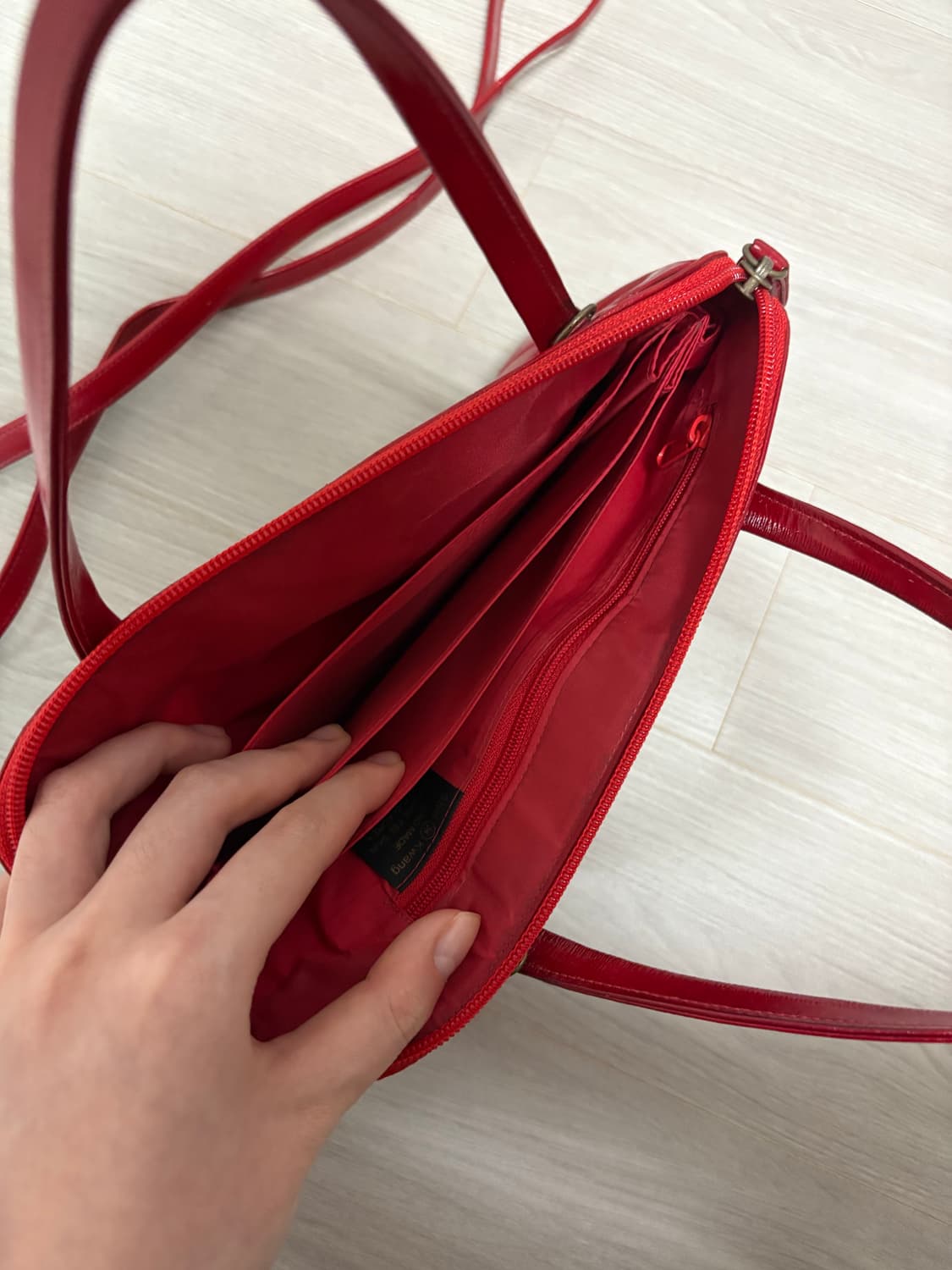 샵책갈피 eel skin hand bag 상품이미지3
