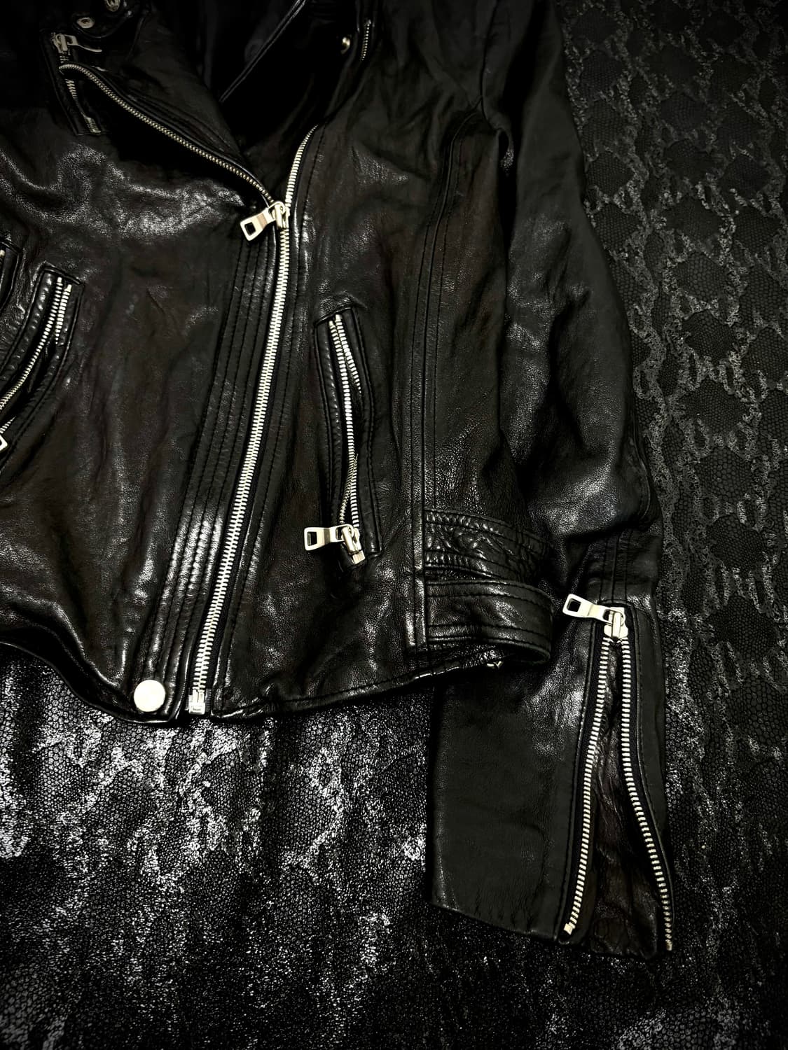 “Vintage” 00’s Chic Design Multi Zipper  상품이미지2
