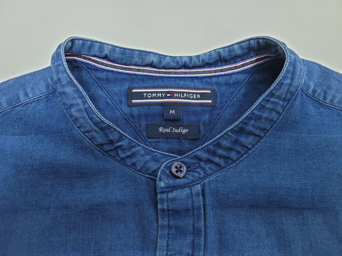 TOMMY HILFIGER 타미힐피거 인디고 코튼 셔츠 / 남 M 블루
 상품이미지7