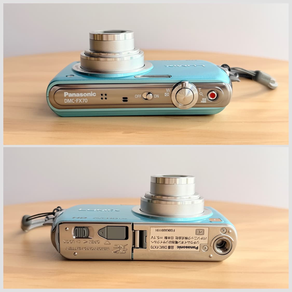 미품•박스풀셋) 파나소닉 루믹스 FX70 소다블루🩵 상품이미지8