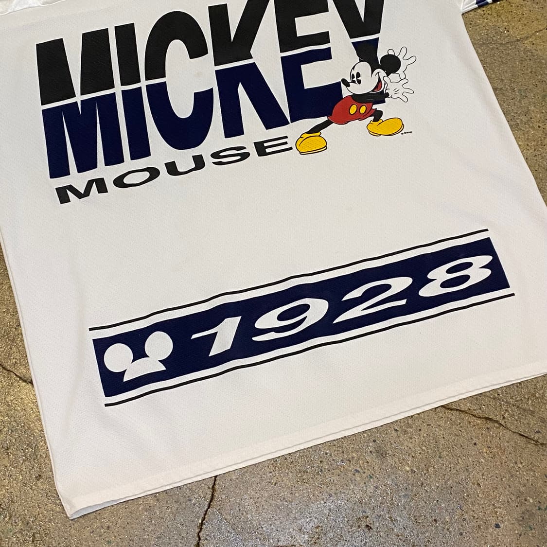 90s Made in USA 미국 빈티지 디즈니 미키마우스 럭비저지 상품이미지4