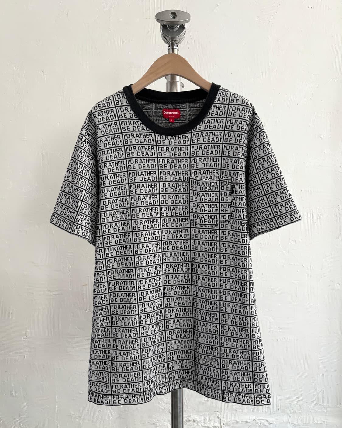 Supreme 슈프림 자카드 포켓 반팔 티셔츠 상품이미지1