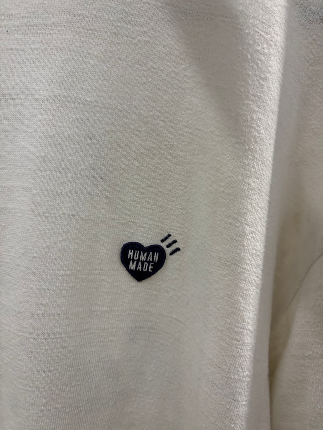 휴먼메이드 화이트 반팔티 상품이미지3