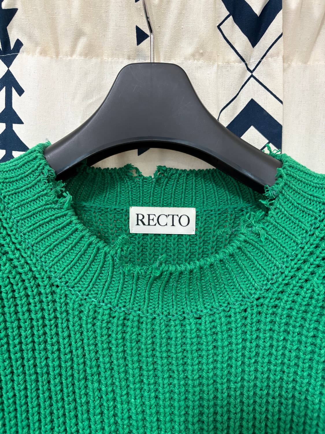 렉토 그린 니트웨어 크루넥 스웨터 상품이미지7