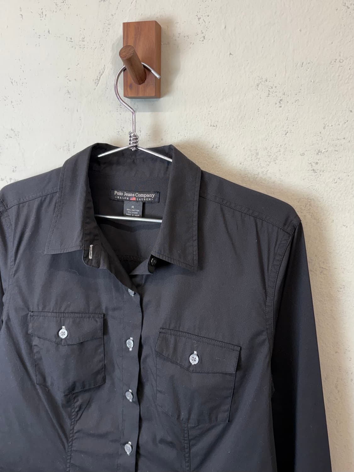 폴로랄프로렌 폴로진스 y2k 블랙 셔츠 상품이미지5