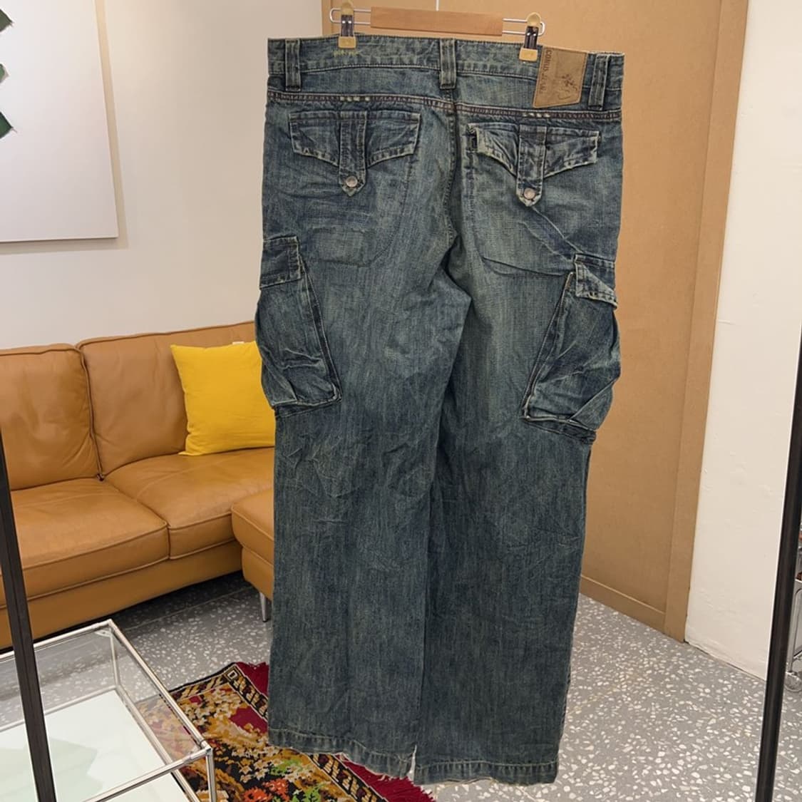 빈티지 카고팬츠 데님팬츠 청바지 36인치 C05294  상품이미지2