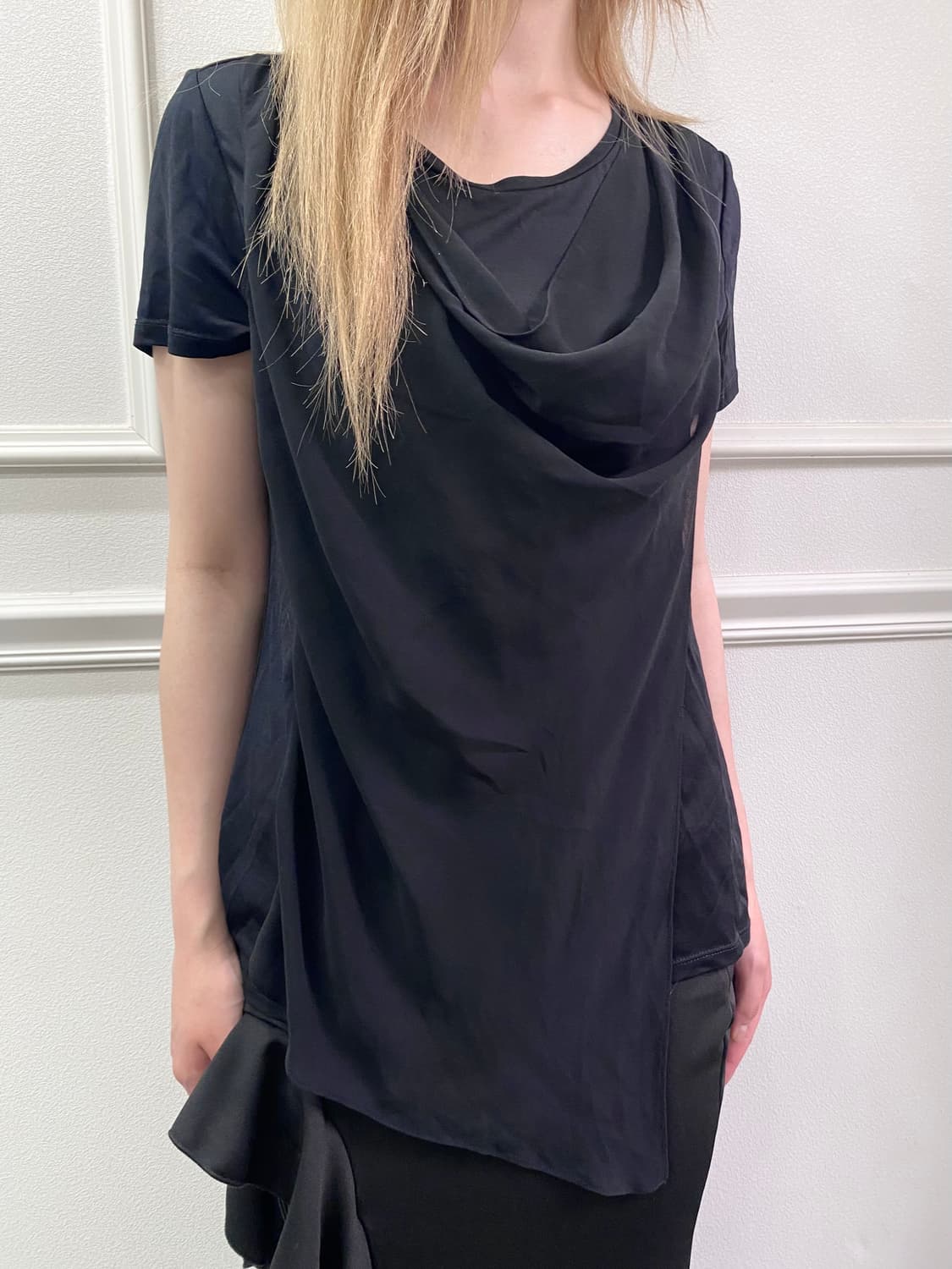 00’s Minimal Draped Top 상품이미지2