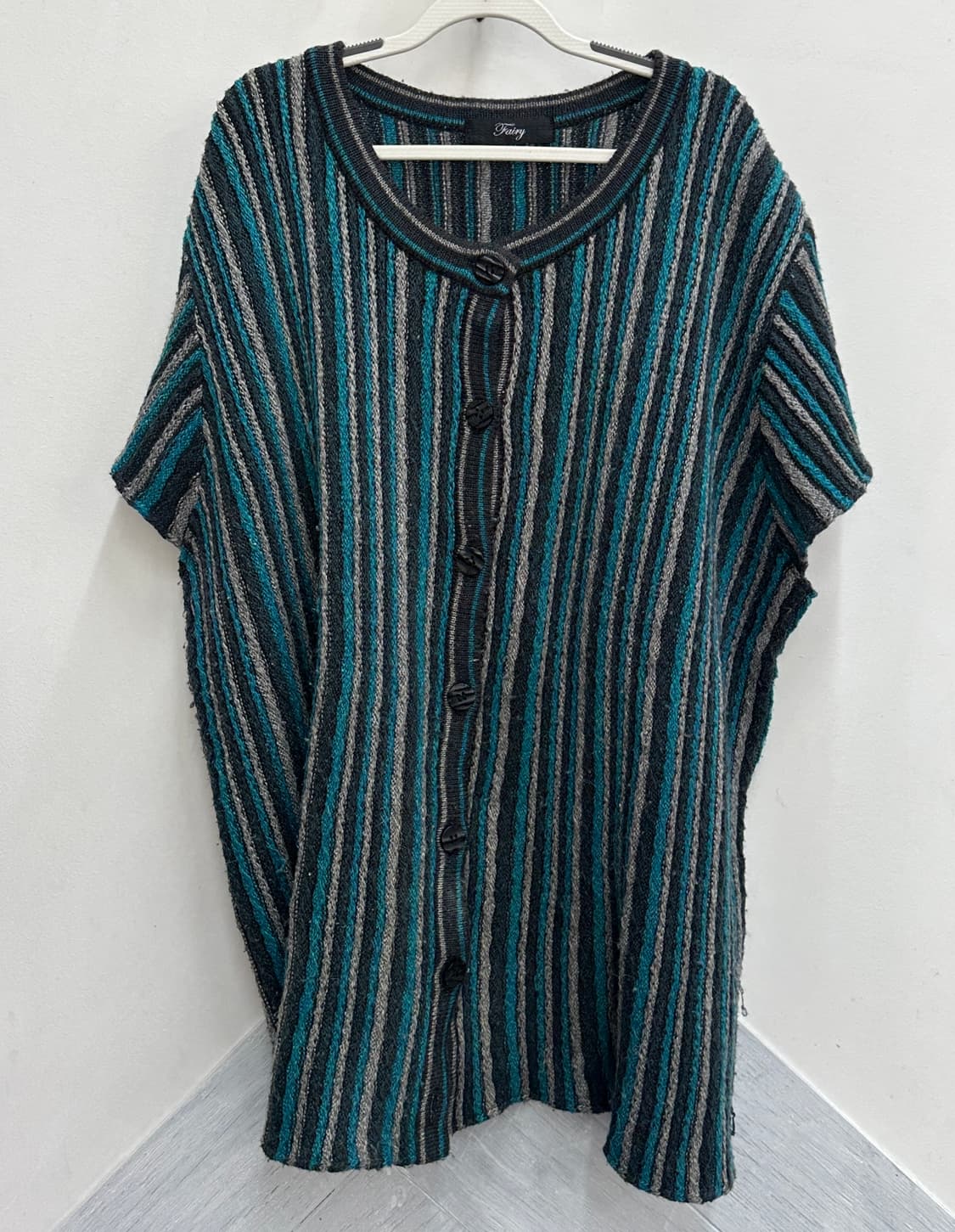 🦋하구미의 민트맛 패턴 코디세트🦋 레이어드 그런지 모리걸 베스트  상품이미지5