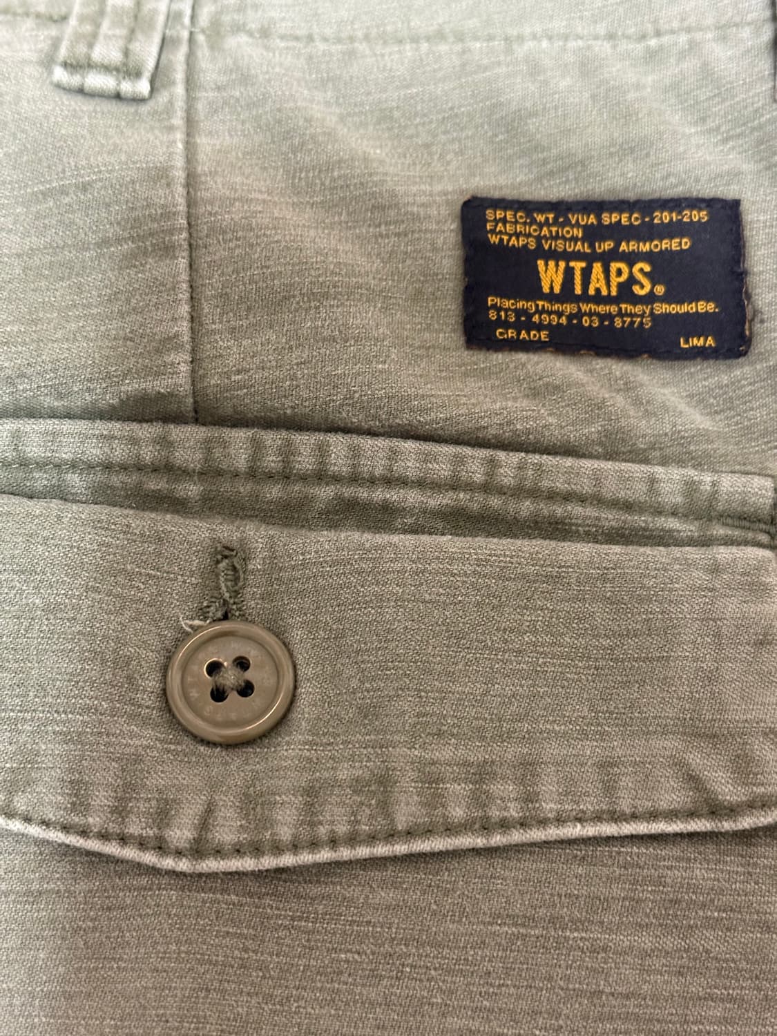 WTAPS 더블탭스 버즈 스키니 코튼 팬츠 3 상품이미지6
