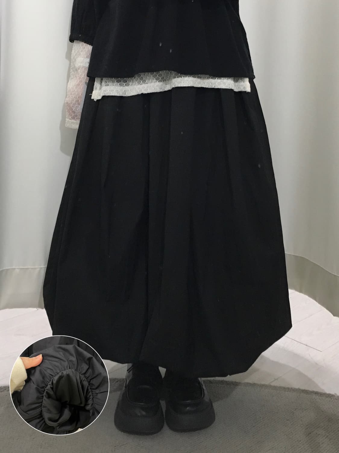 black balloon skirt 상품이미지1