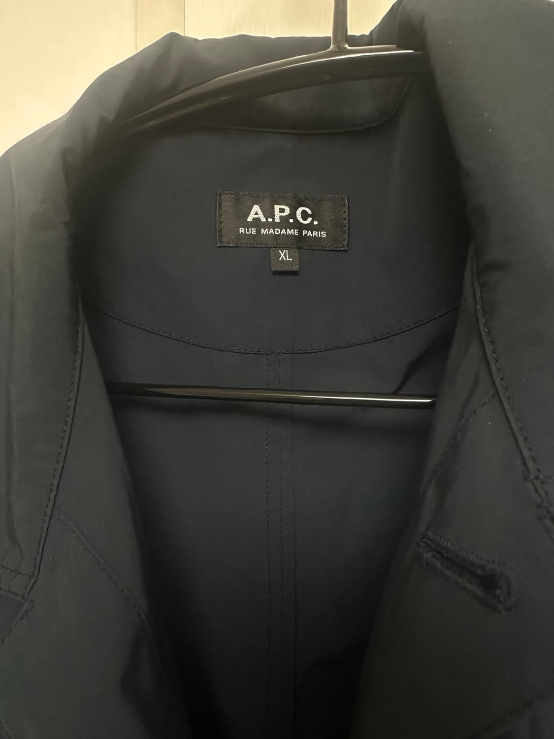 apc 아페쎄 나일론 셔츠 네이비 xl 100-105 상품이미지1