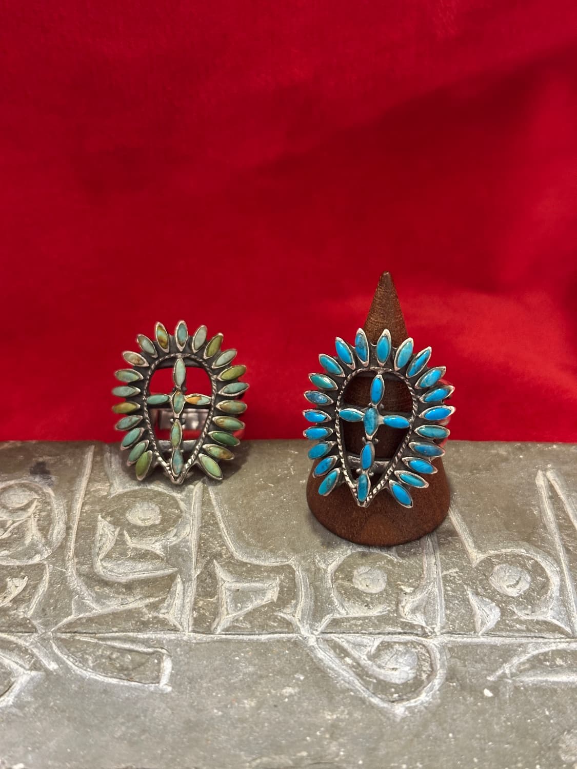 Blue Turquoise Marquise Cluster Teardrop 상품이미지4