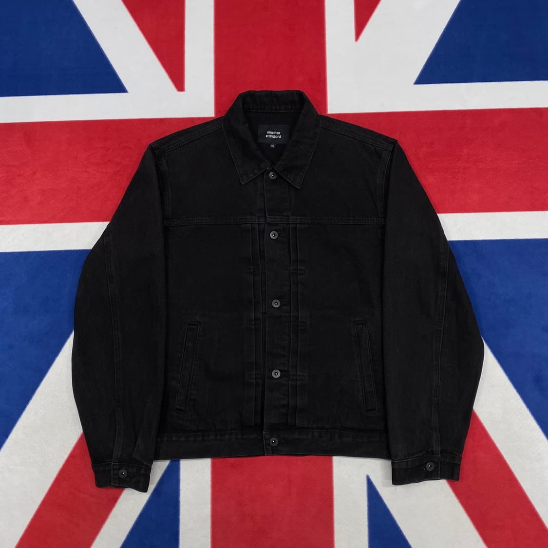 무탠다드 흑청 트러커자켓 XL  상품이미지1