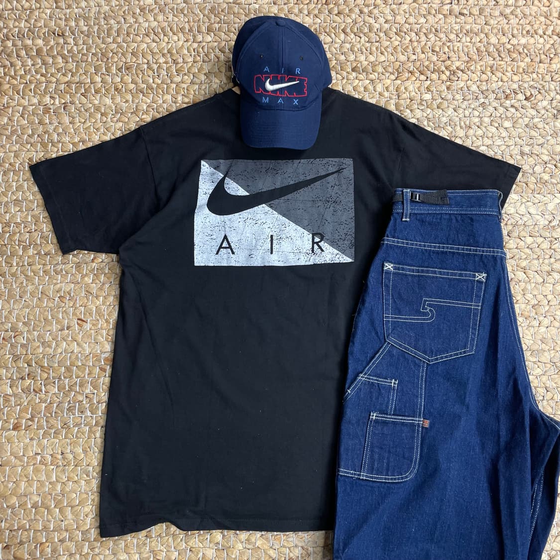 1990s USA NIKE 나이키 홀가먼트 티셔츠 상품이미지1