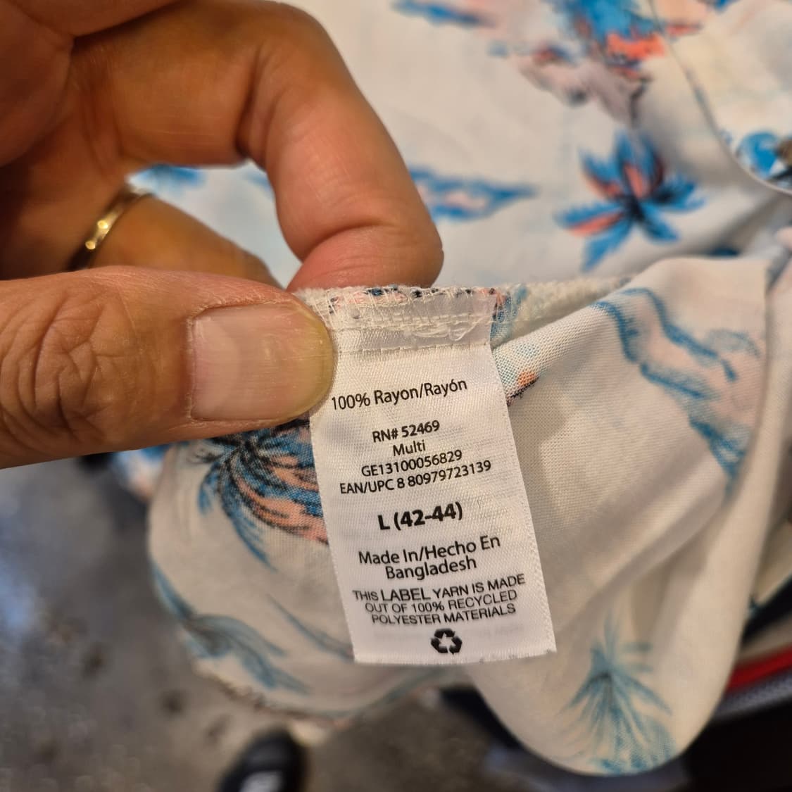 (L~XL)USA 하와이안 반팔셔츠  상품이미지4