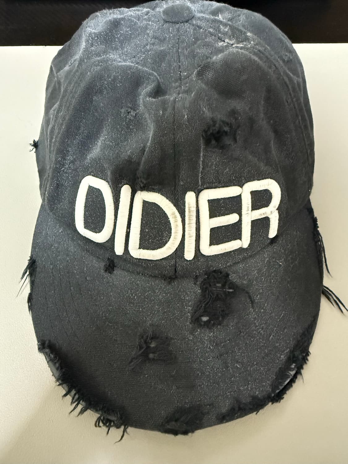 디디에르웨어 didier wear 디스트로이드 볼캡 블랙 상품이미지2