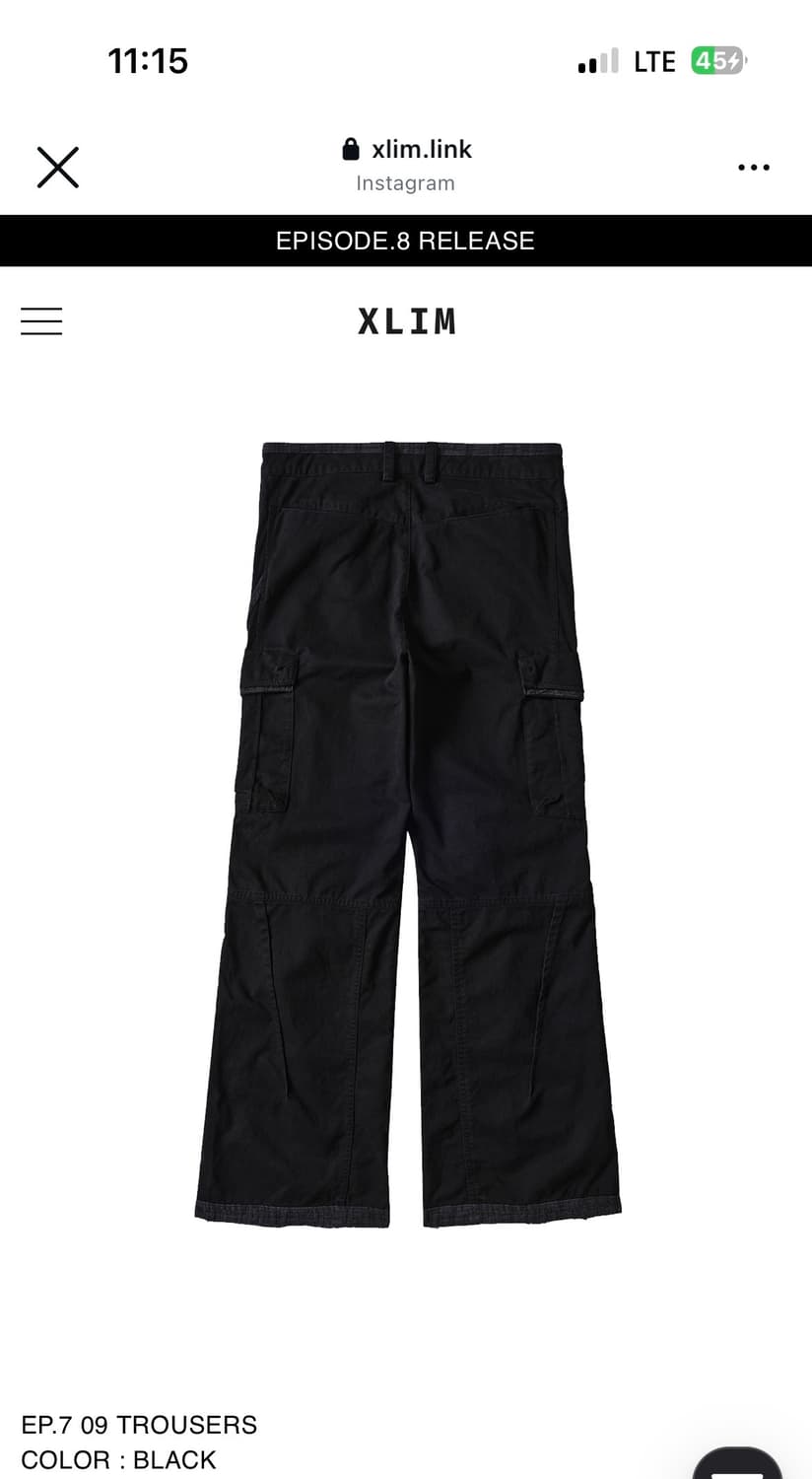 EP.7 09 TROUSERS 엑슬림 팬츠 상품이미지2