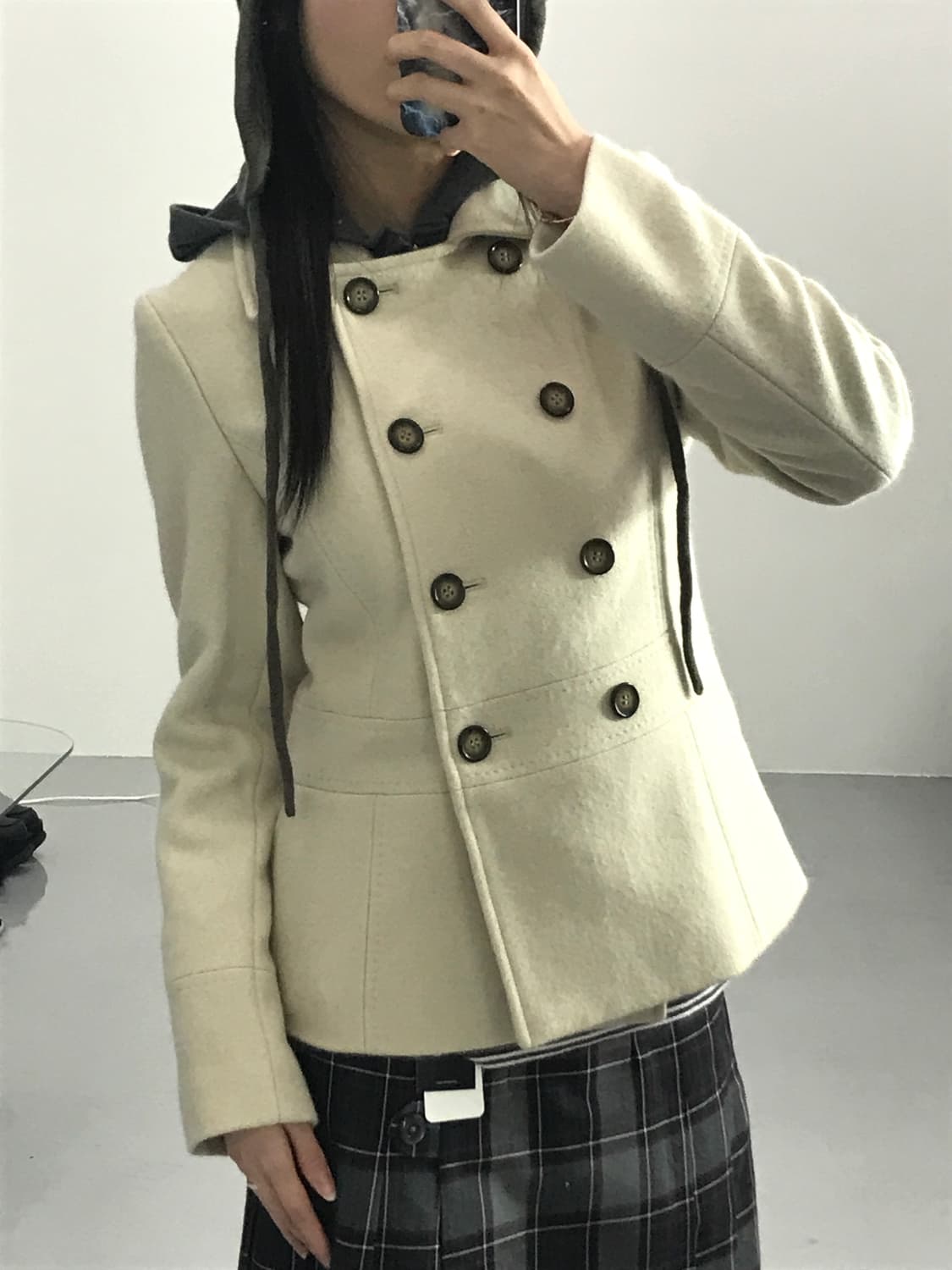 Jpn Ivory Angora Mini Coats 상품이미지3