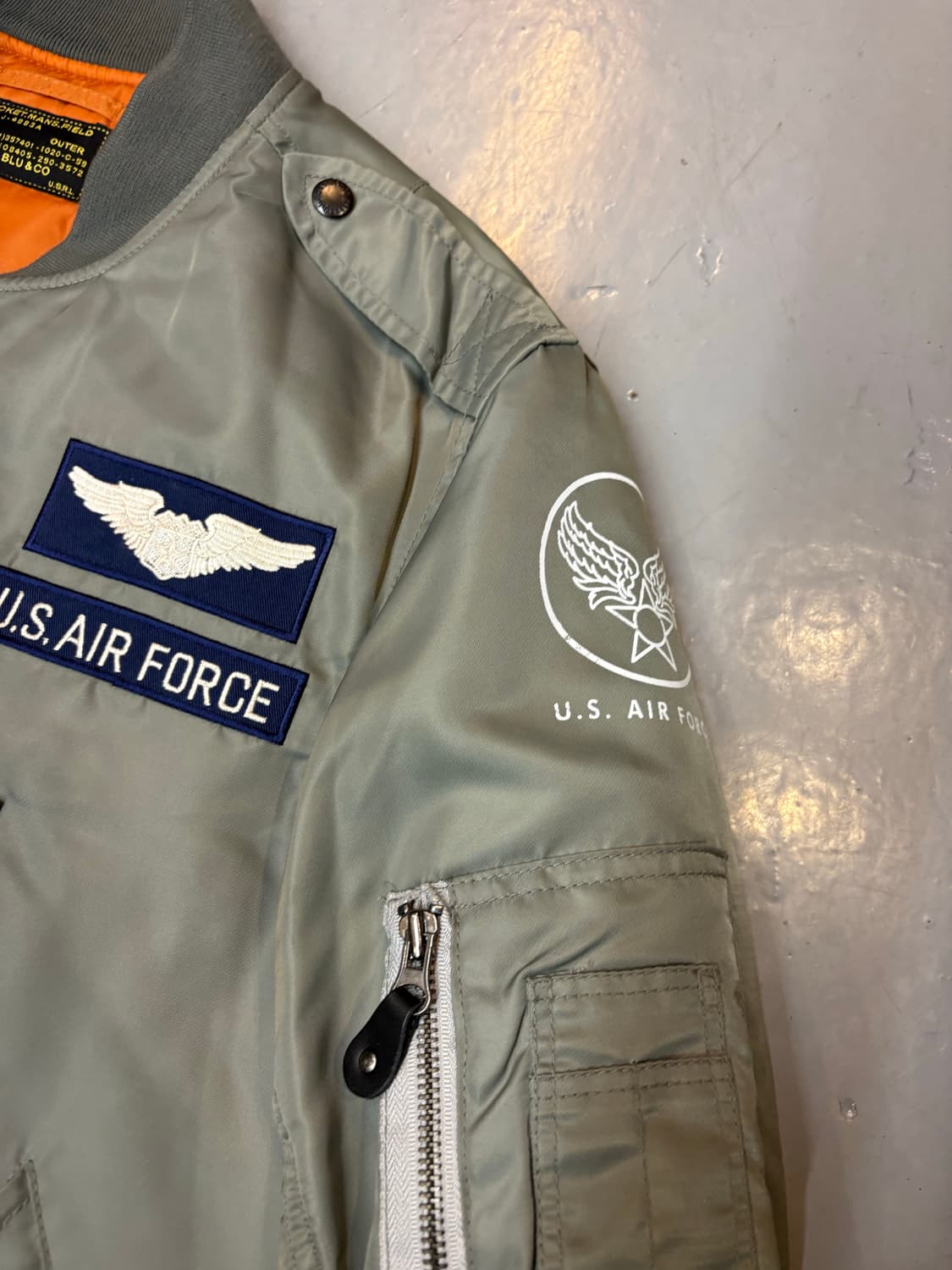 Aspesi x Avirex MA-1 자켓 상품이미지8