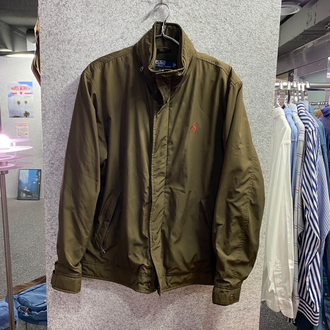 폴로 랄프로렌 폴리쉘 카키 자켓 B4600 상품이미지2