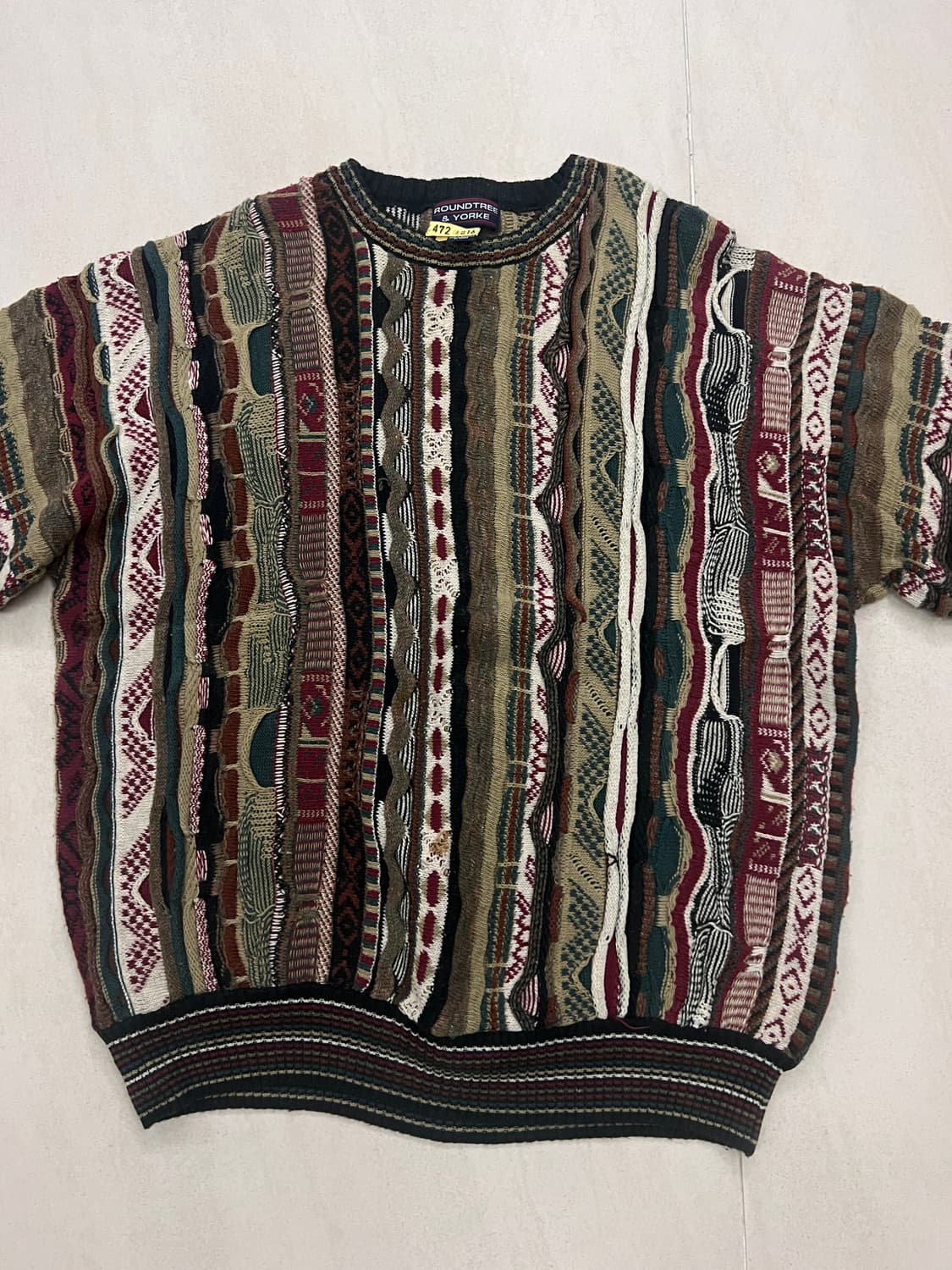 쿠지 st 케이블 니트 빈티지 상품이미지1