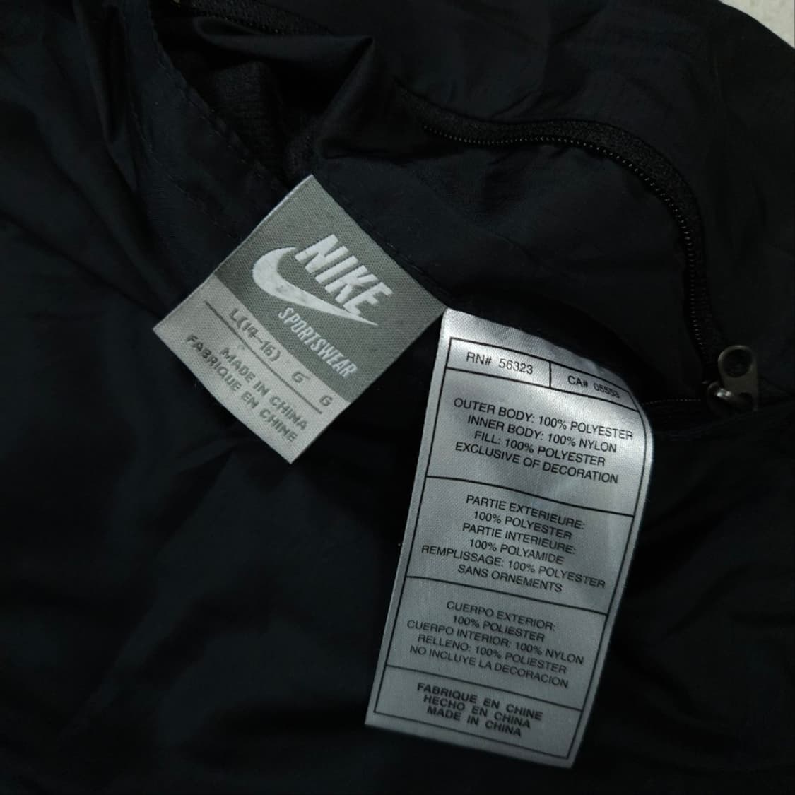 나이키 리버시블 퀼팅 점퍼 L14-16 상품이미지5