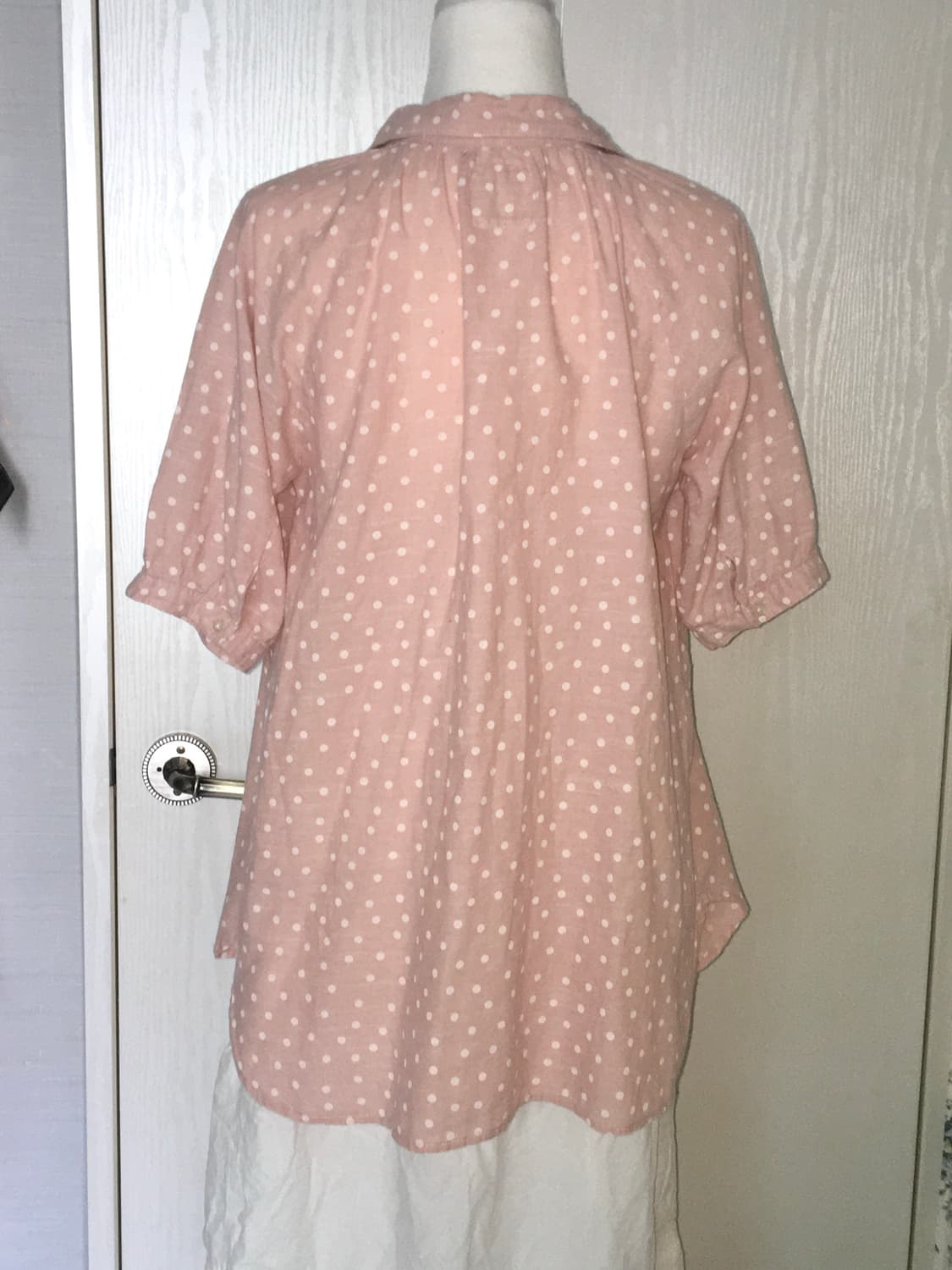 Pink dot lace blouse 상품이미지2