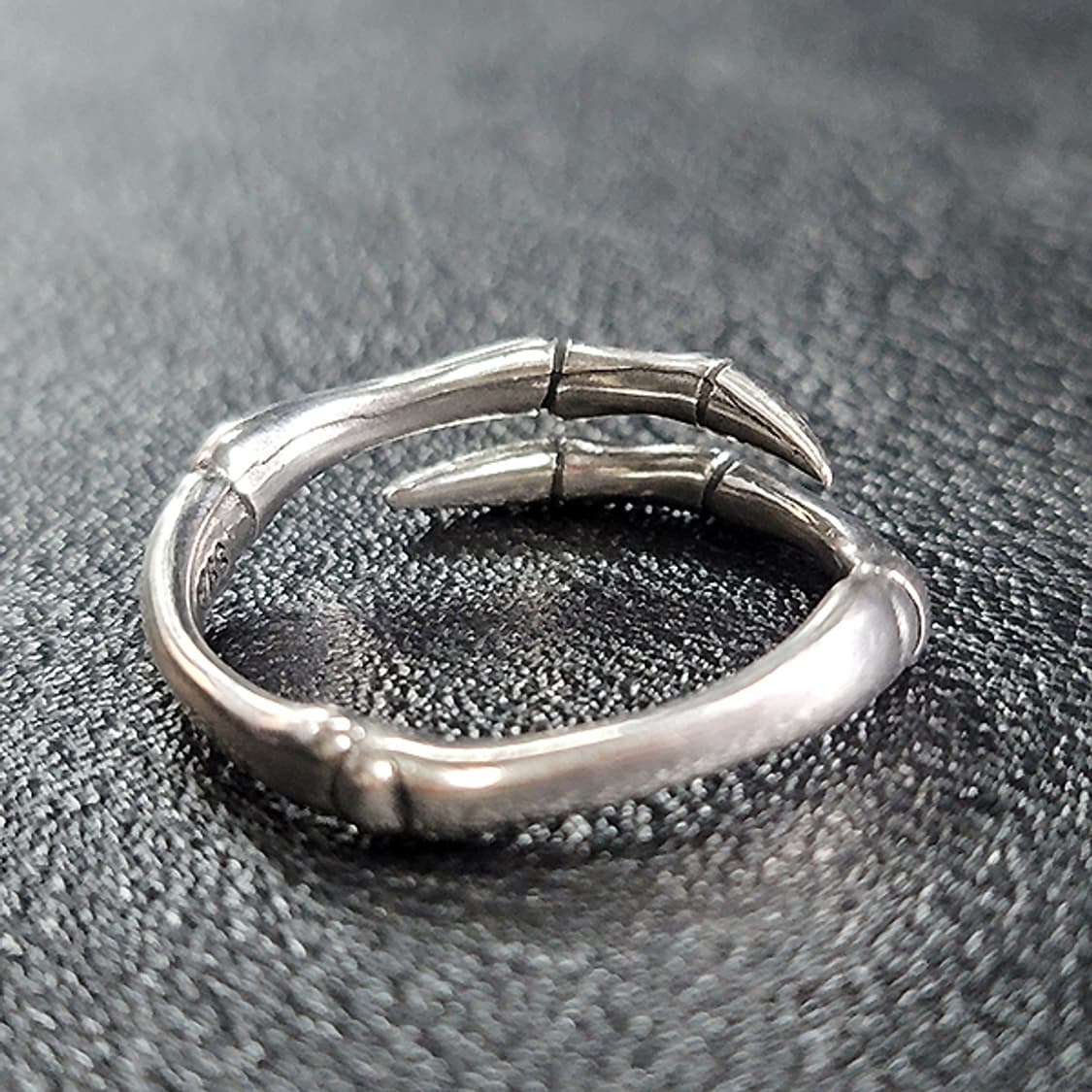 Trave 실버 남자 엔틱 빈티지 명품 고리 관절 마디 뼈 반지 상품이미지4