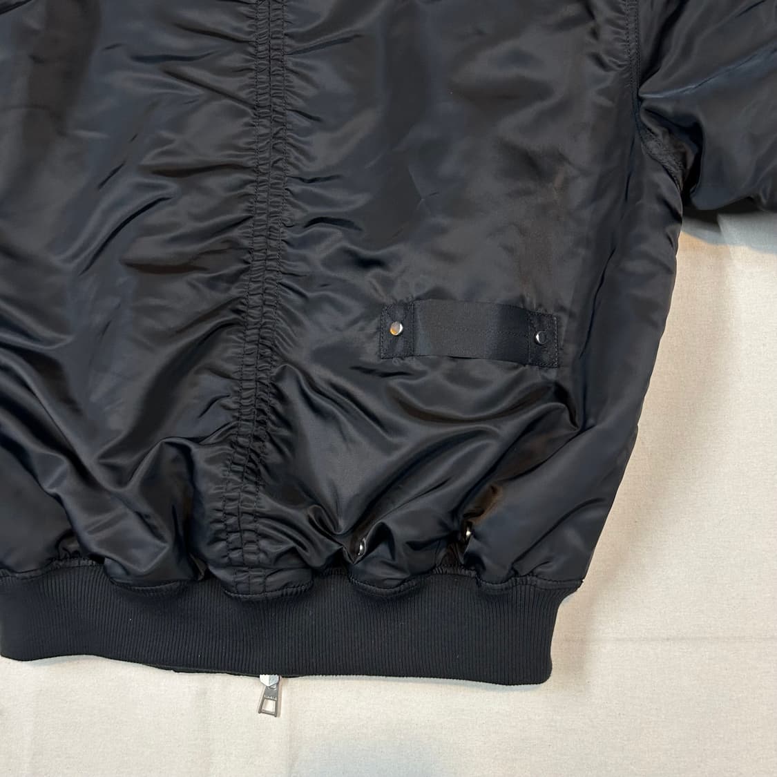 XL) 송지오 옴므 MA-1 항공점퍼 봄버 자켓 블랙 상품이미지7